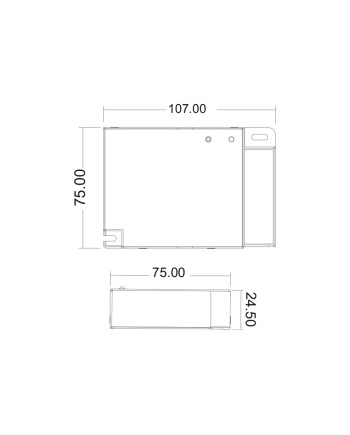 CONTROLADOR V1-T       0/1-10V + PULSADOR + RF